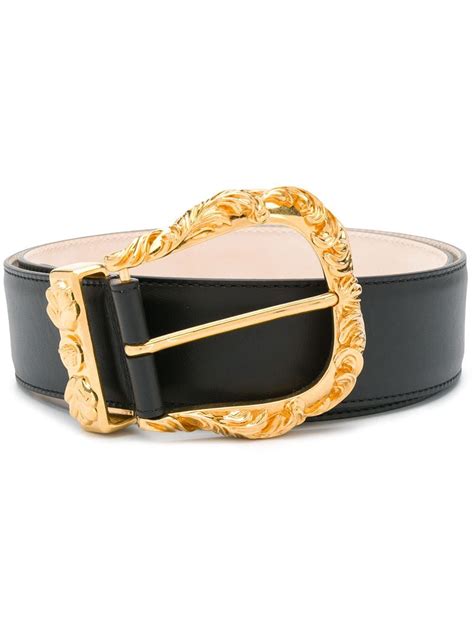 versace collection square buckle belt|versace belt clearance.